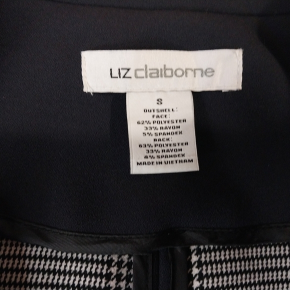 Liz Claiborne Women"s Black  Bomber Jacket Size S - Picture 11 of 13